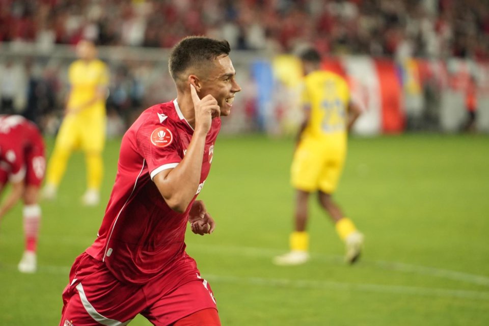 Cătălin Cîrjan a înscris două goluri pentru Dinamo în 2024-2025
