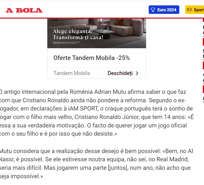 Captură A Bola, publicație portugheză
