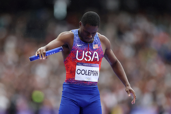 Christian Coleman, membru al echipei de ștafetă 4 X 100 masculin