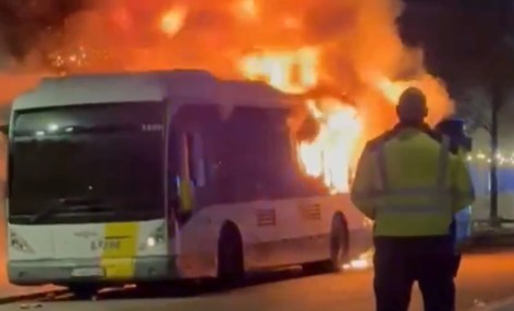 Fanii Barcelonei, aproape de tragedie. Un autocar a luat foc în drum spre Brugges