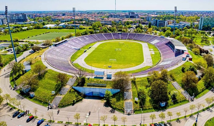 Stadionul Dan Păltinișanu din Timișoara