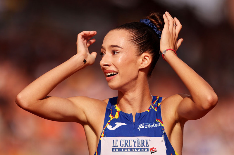 Ștefania Uță, record și medalie de aur la proba de 400 de metri garduri la Campionatele Europene U20